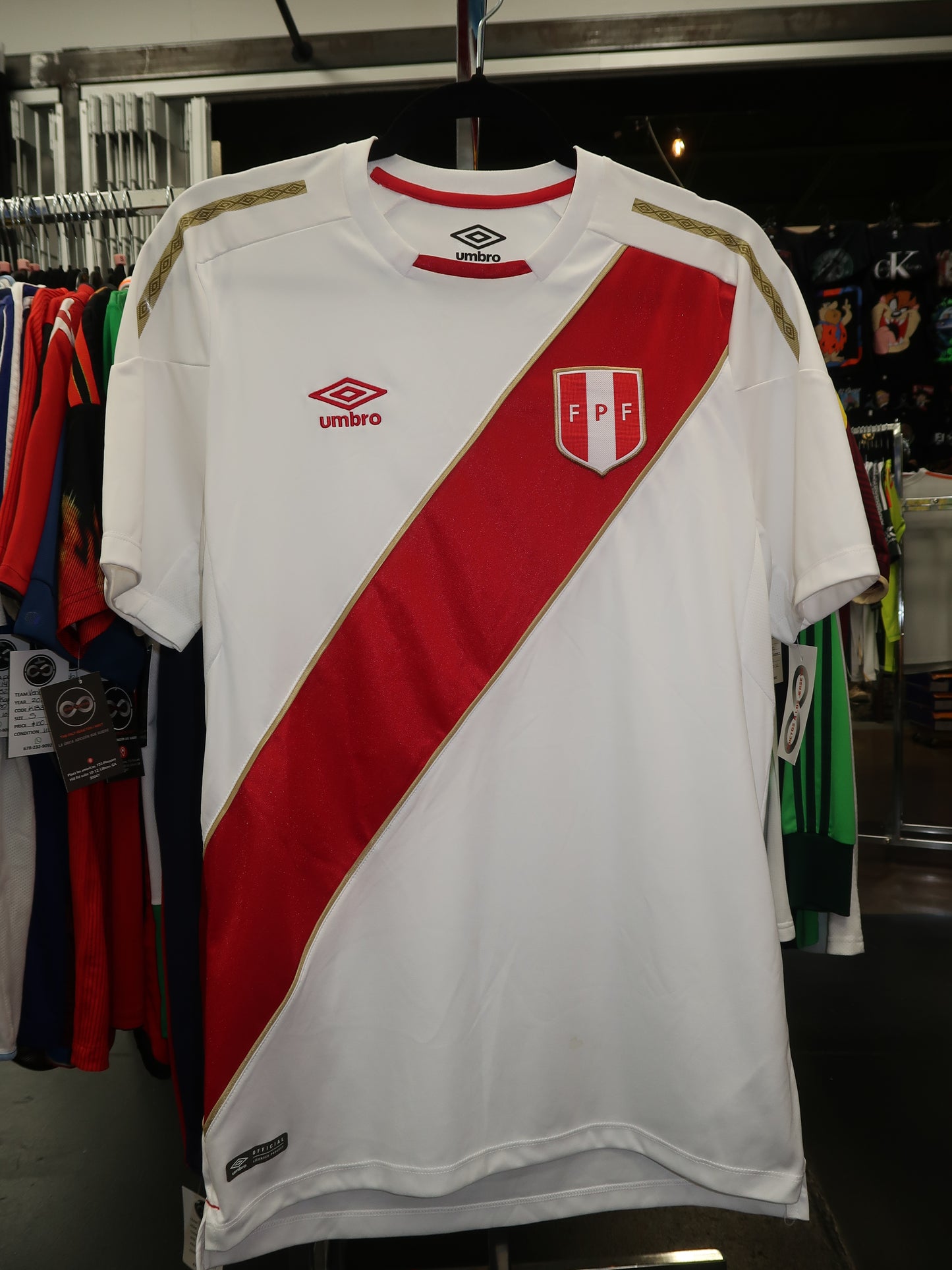 2018 Peru Home Jersey front
