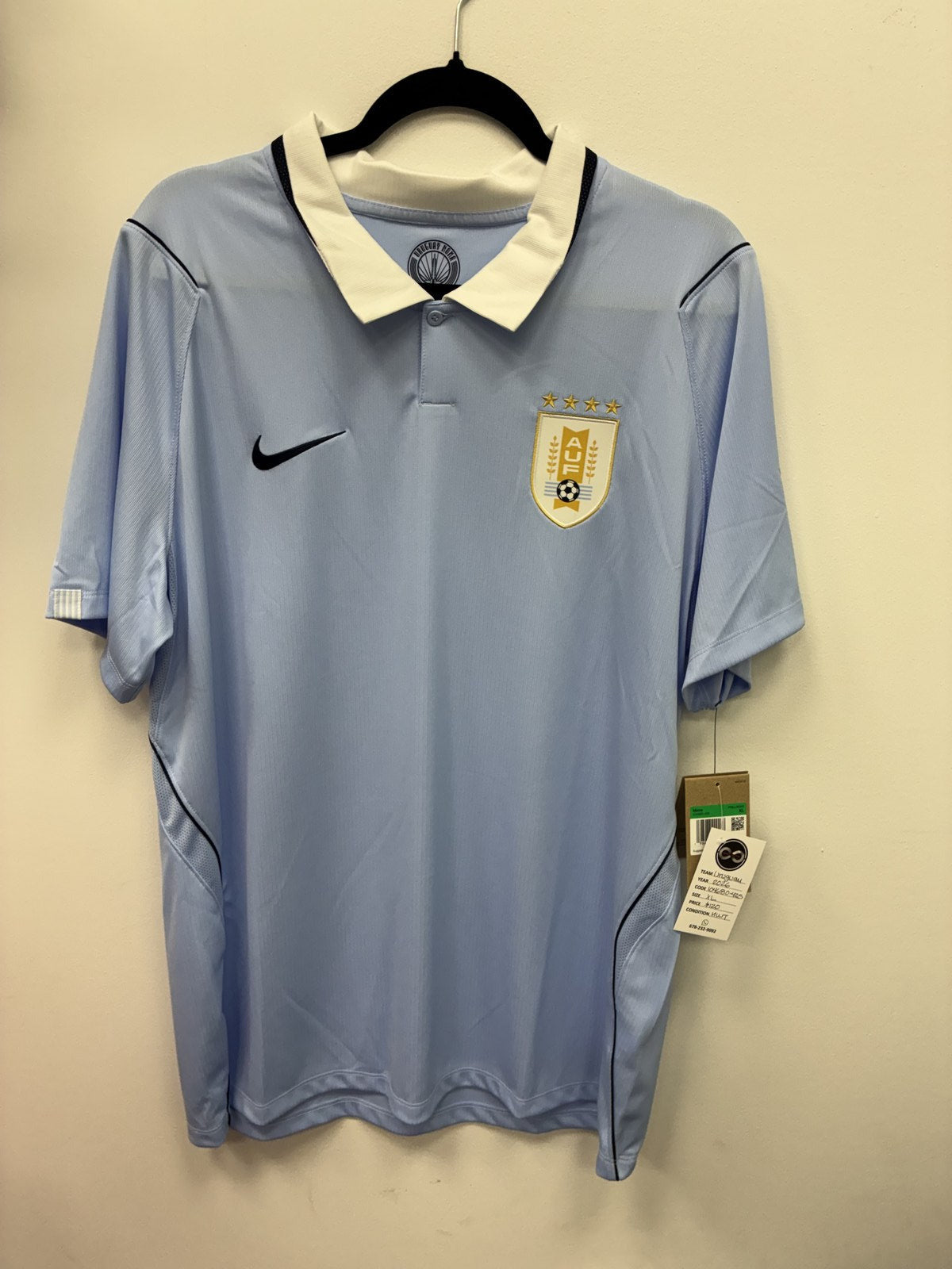 2026 Uruguay Home Jersey X-Large