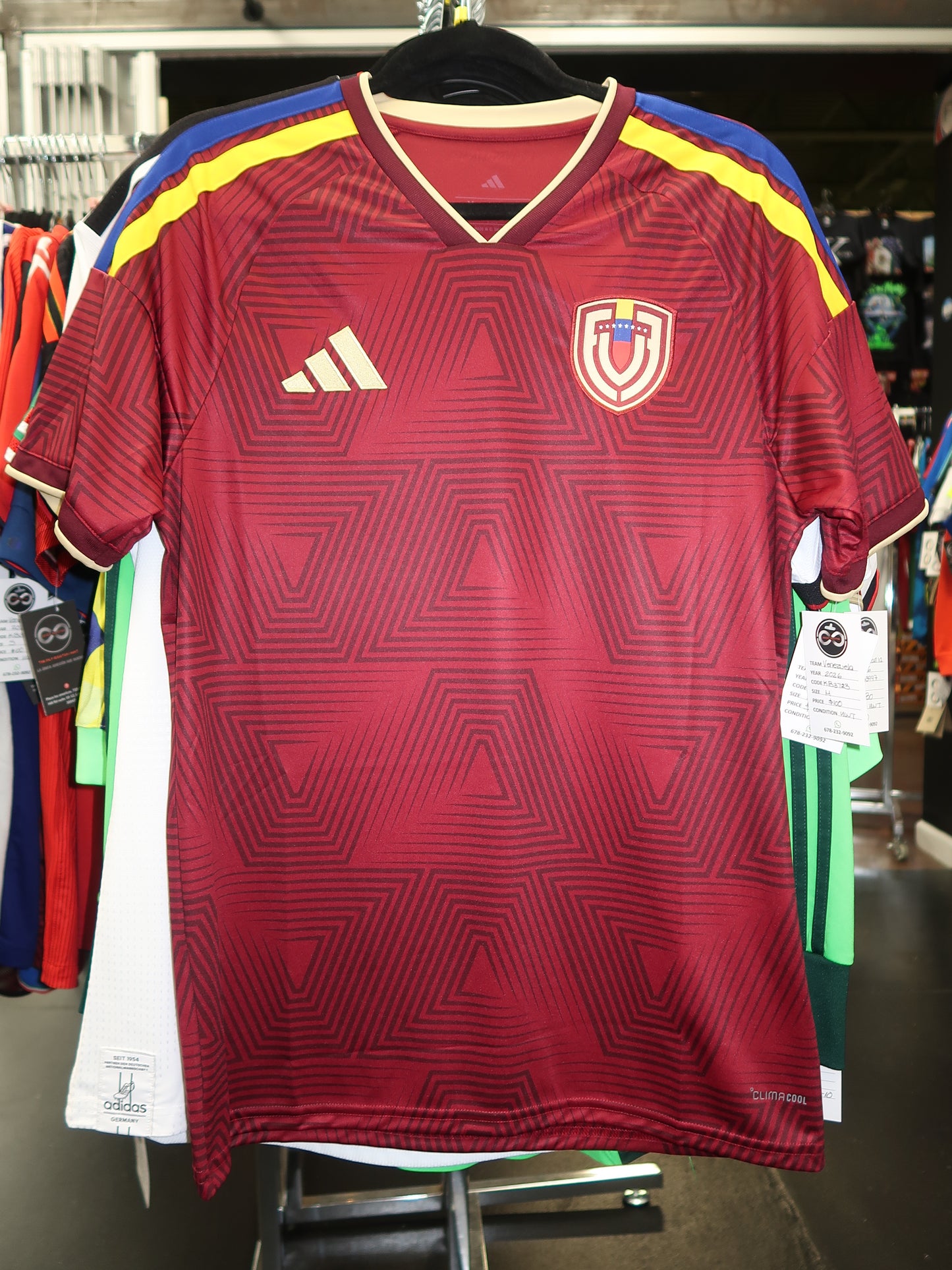 2026 Venezuela Home Jersey front