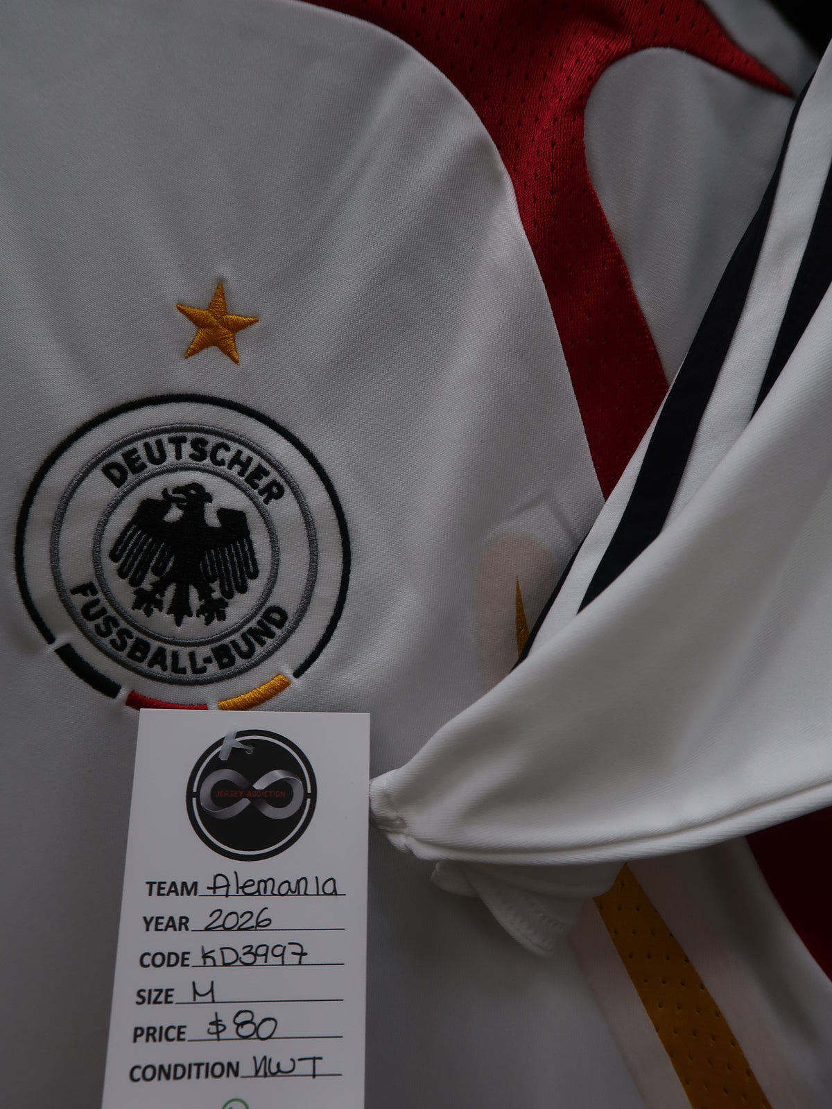 2026 Germany Home Jersey tag