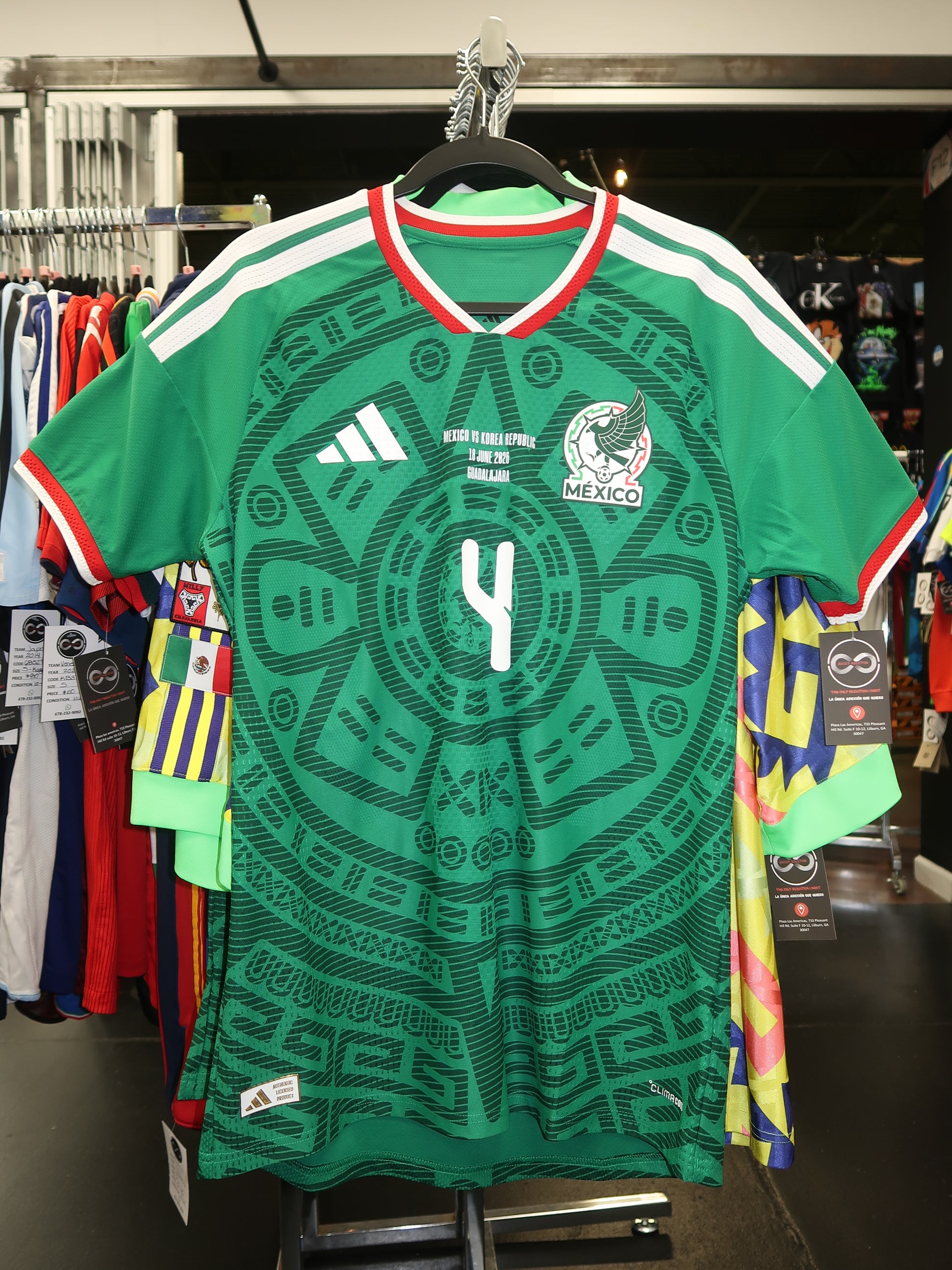 2026 Mexico E. Alvarez 4 Home Jersey front