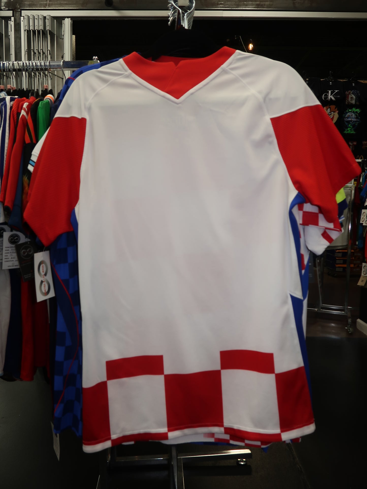 2020 Croatia Home Jersey back