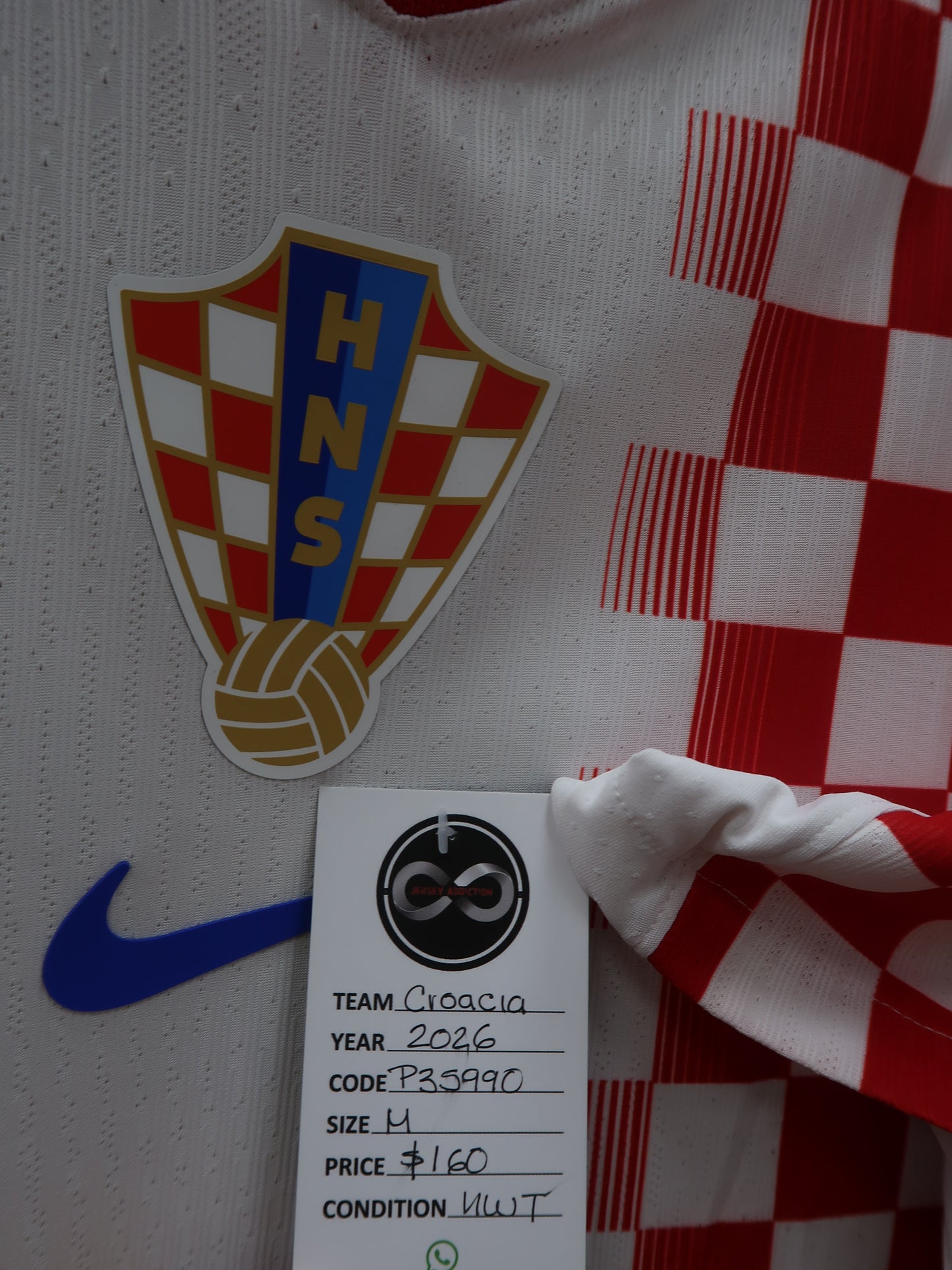 2026 Croatia Home Jersey tag