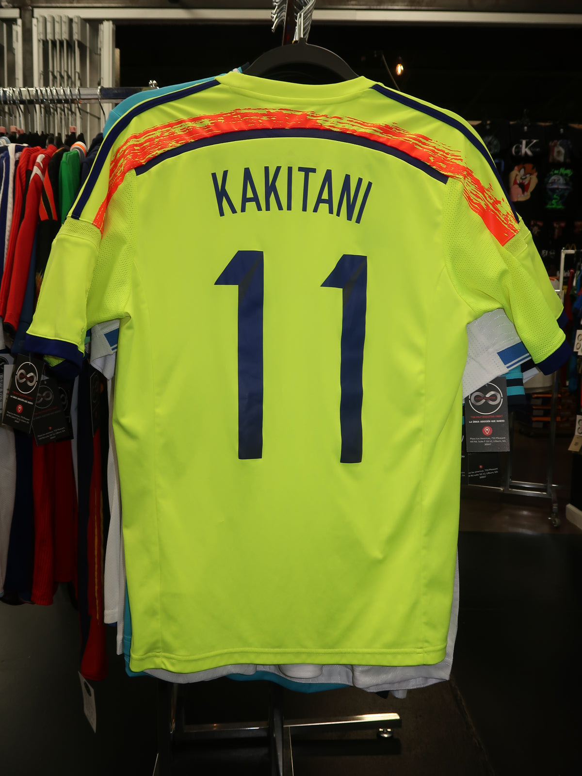 2014 Japan Kakitani 11 Home Jersey back