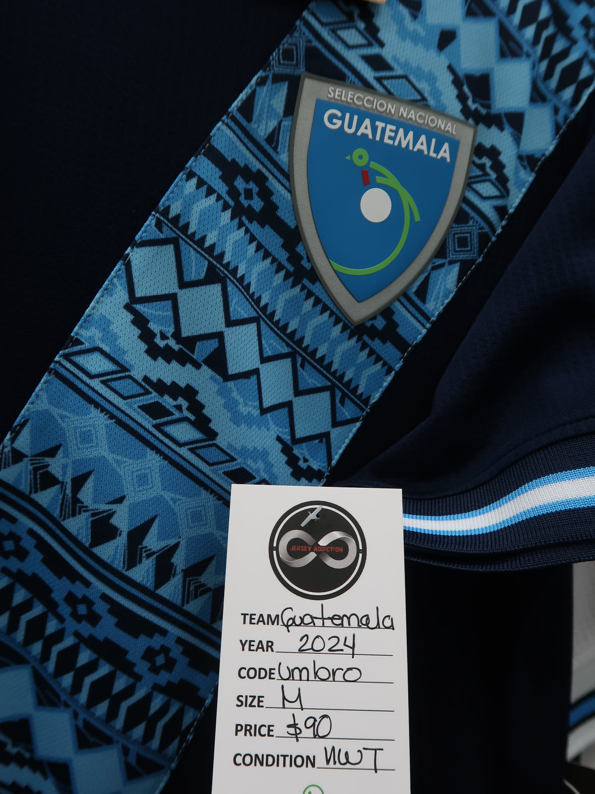 2024 Guatemala Home Jersey tag