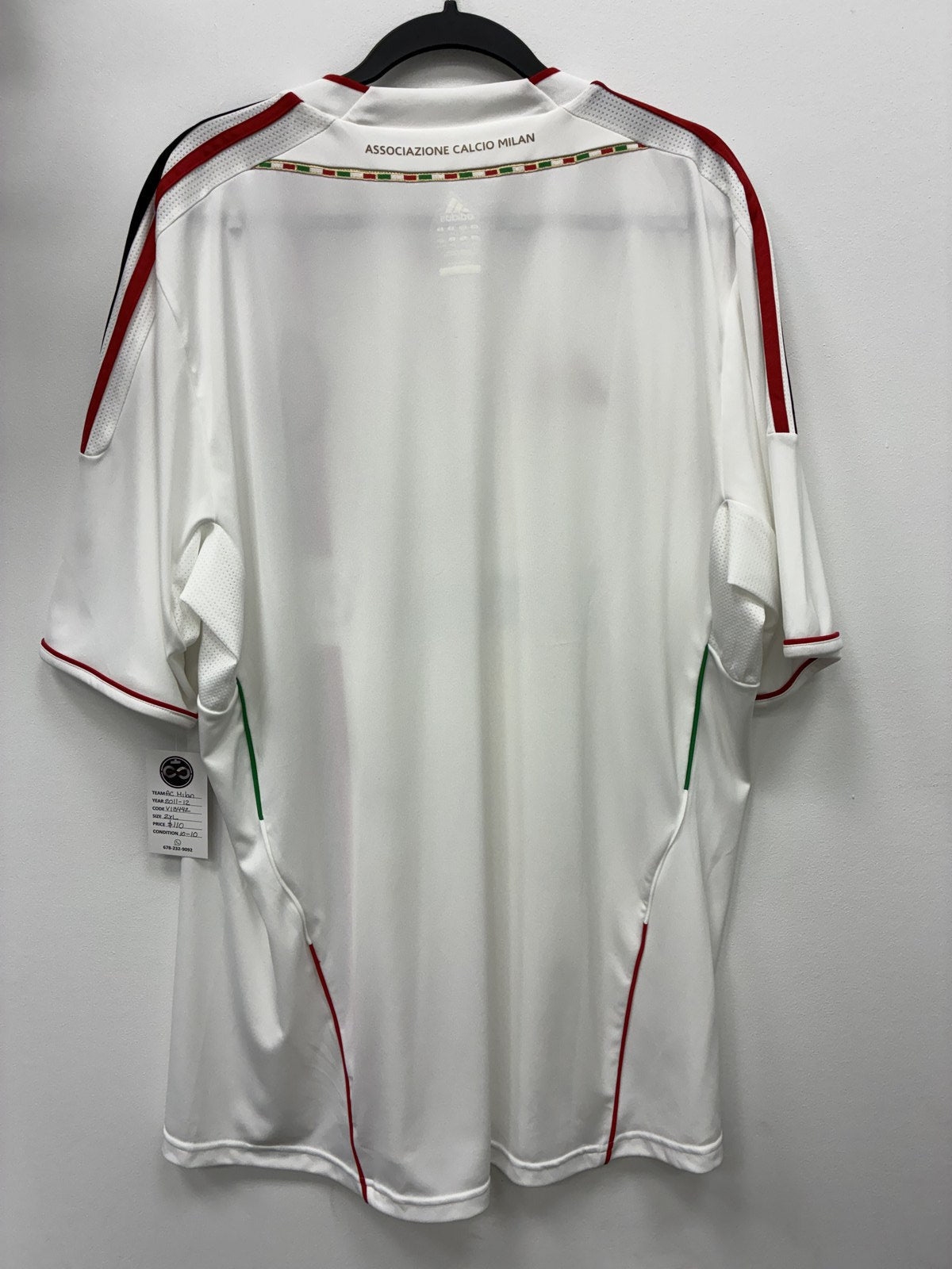 2011-12 AC Milan Away Jersey XX-Large