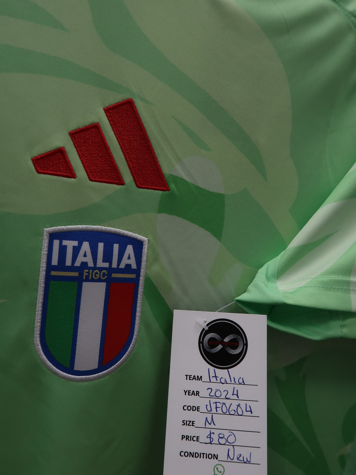 2024 Italy Away Jersey tag