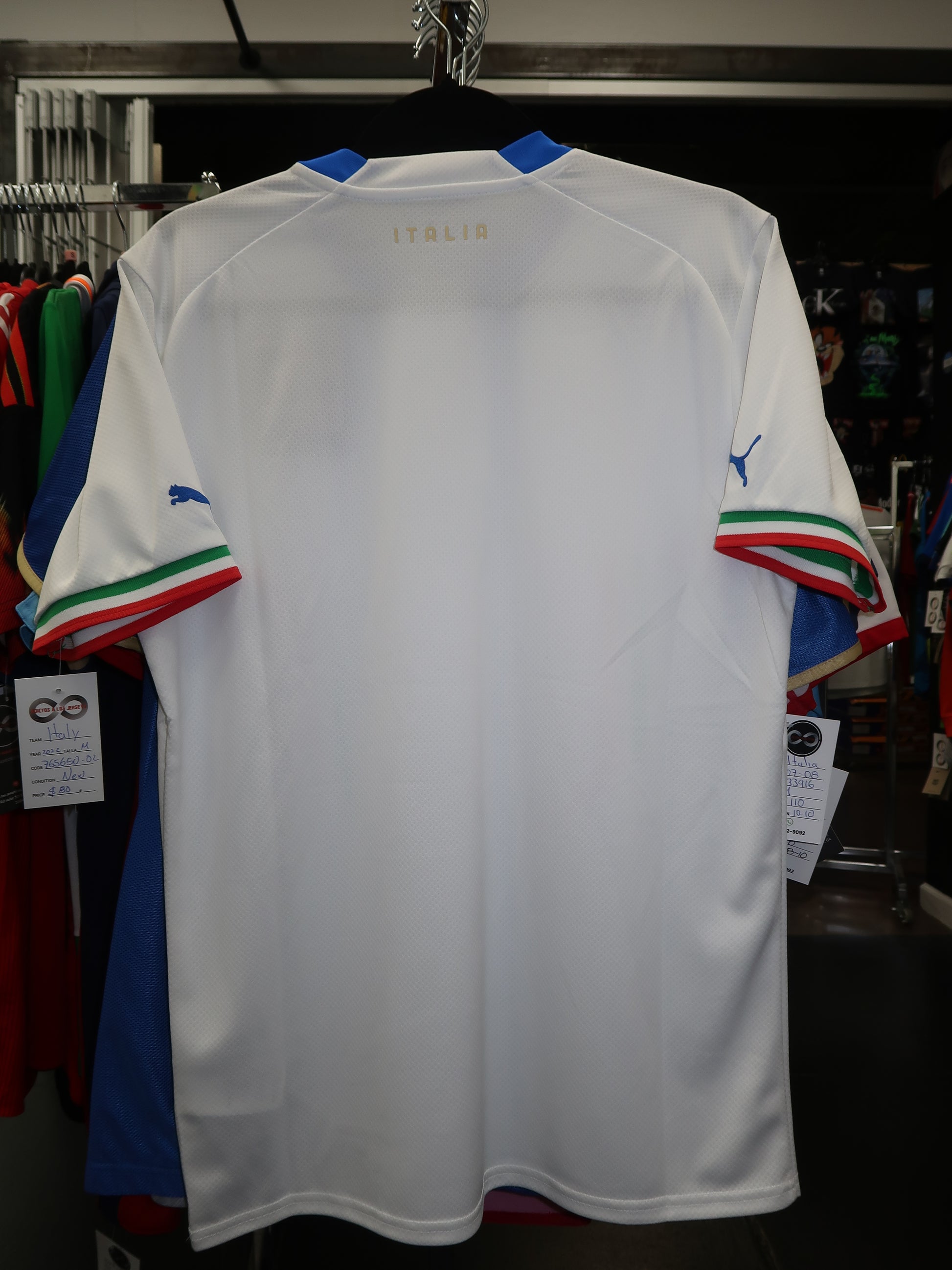 2022 Italy Away Jersey back