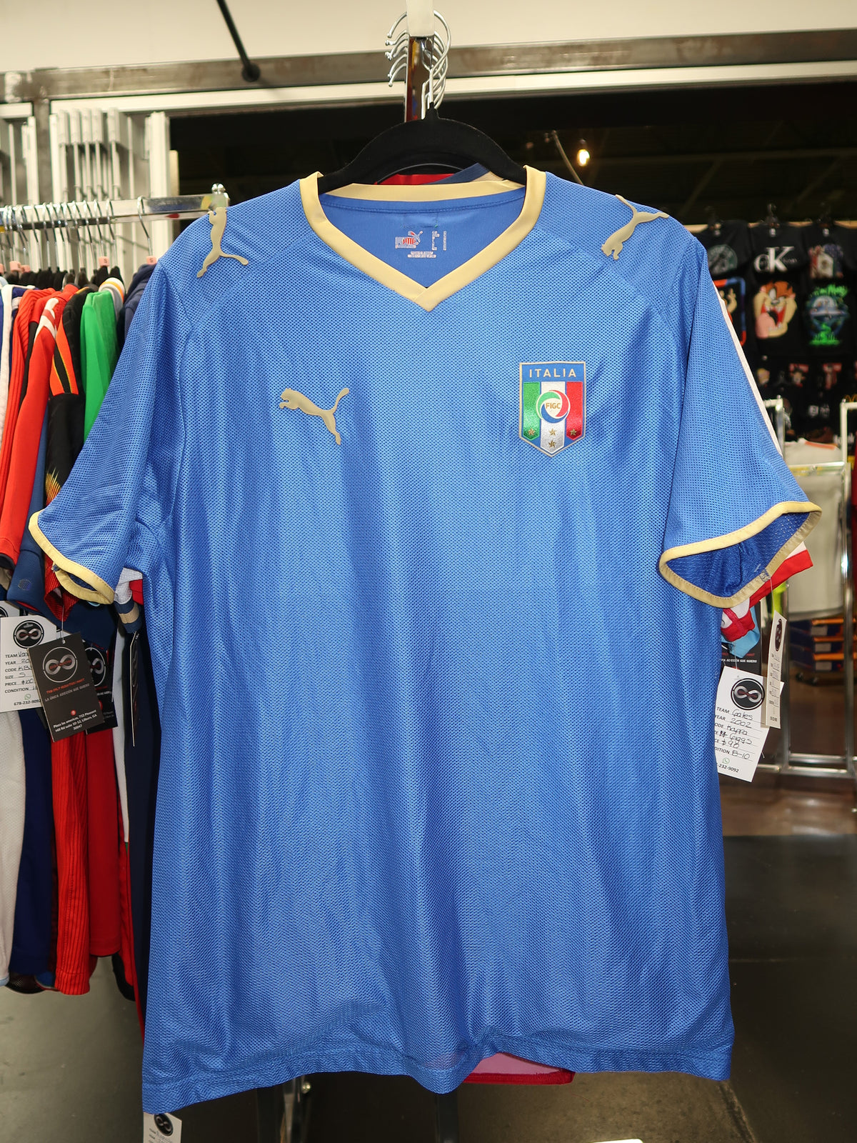 2007-08 Italy Retro Home Jersey front