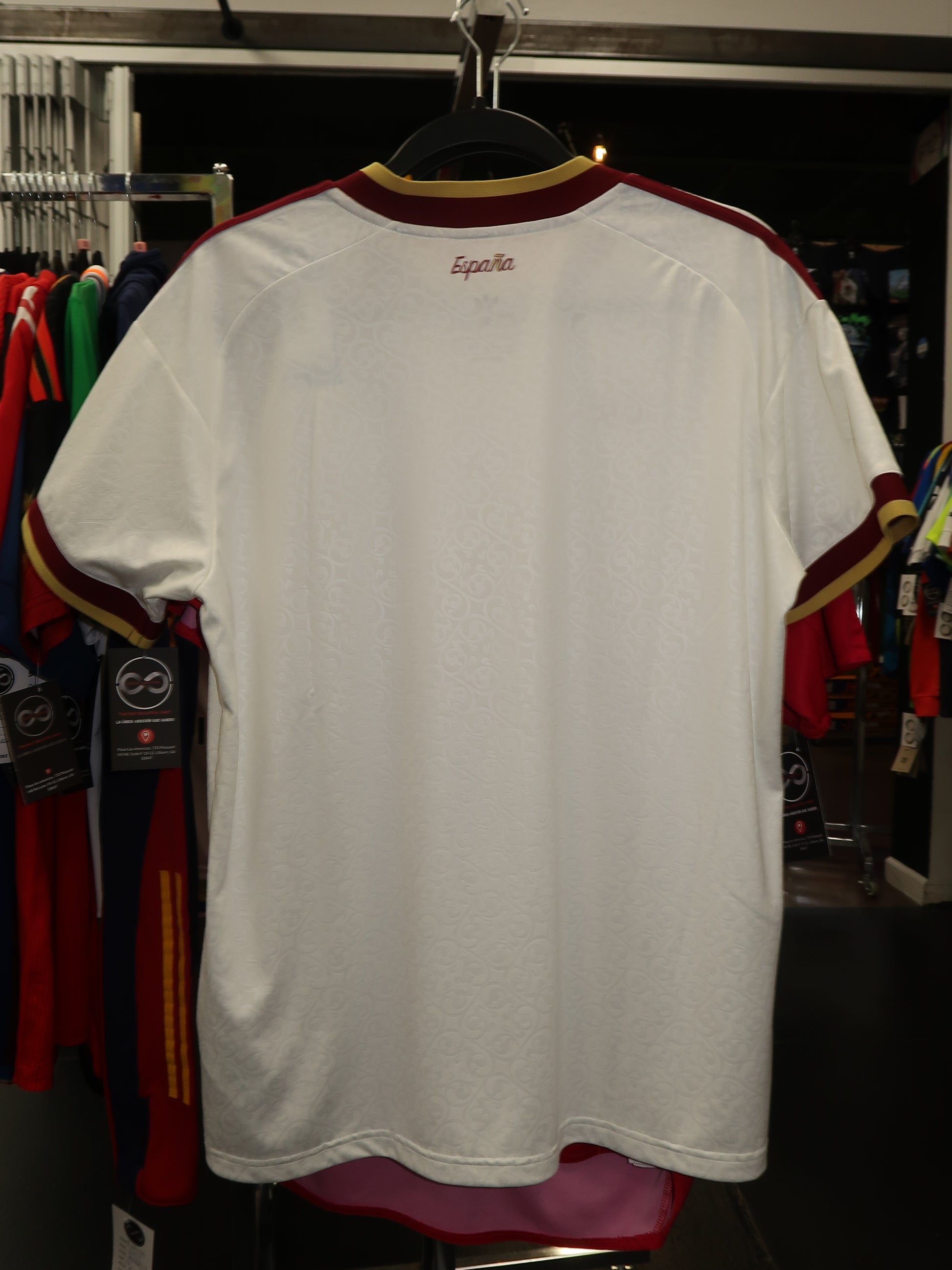 2026 Spain Retro Home Jersey back