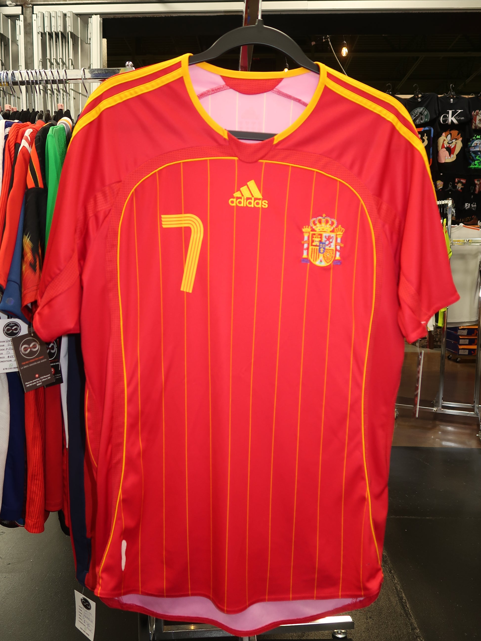 2006 Spain Raul 7 Home Jersey front