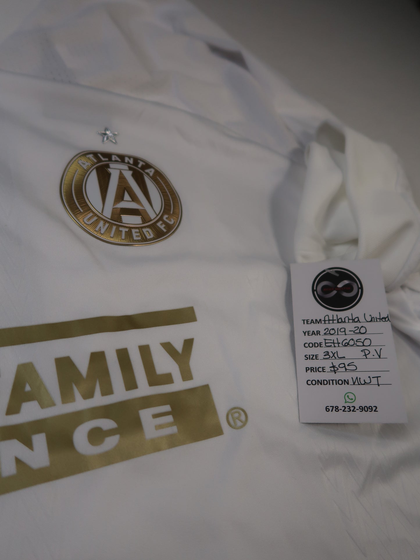 2019-20 Atlanta United Home Jersey tag