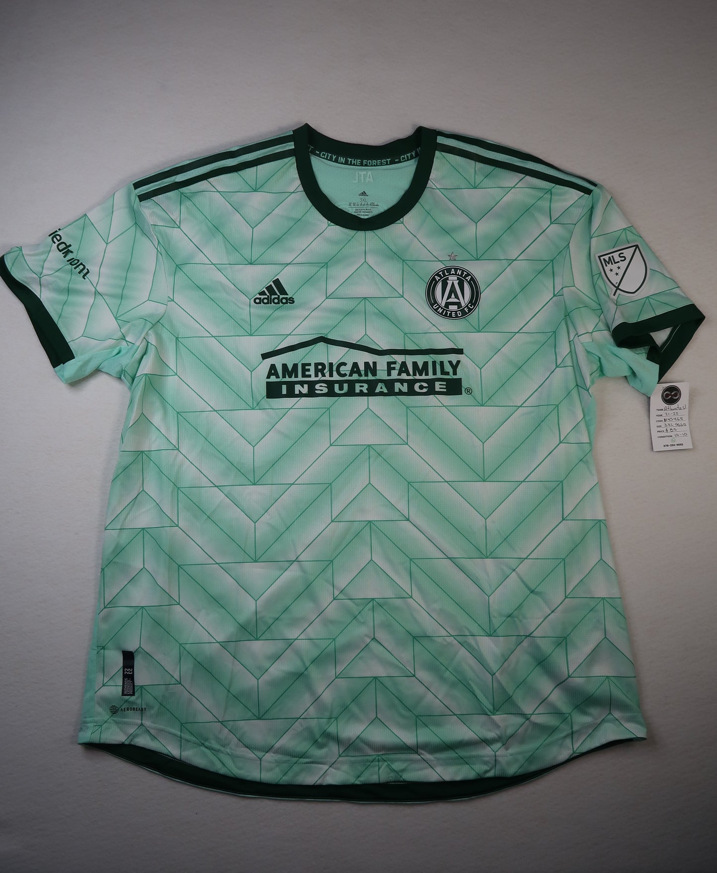 2021-22 Atlanta United Sosa 5 Away Jersey front