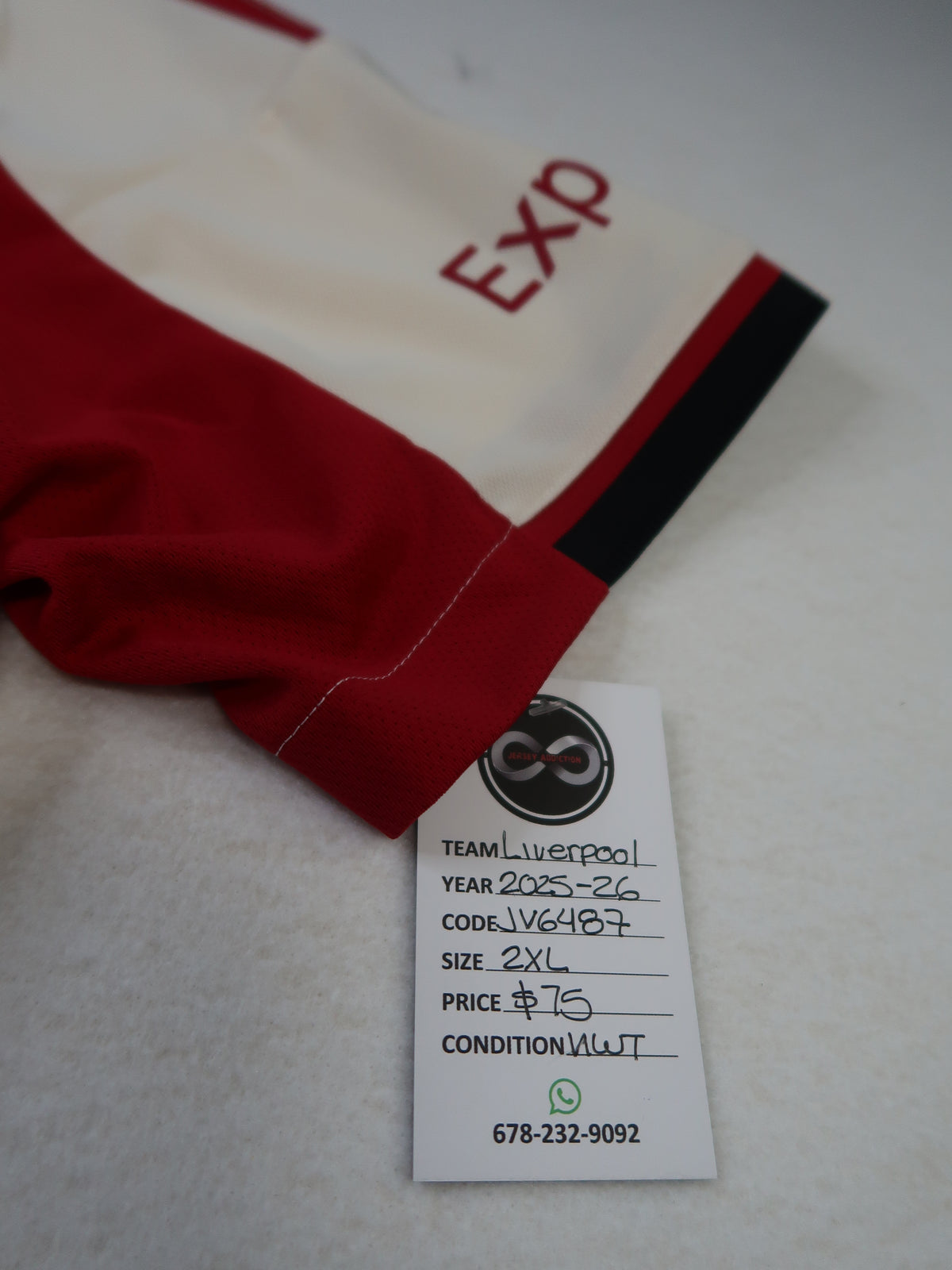 2025-26 Liverpool Away Jersey tag