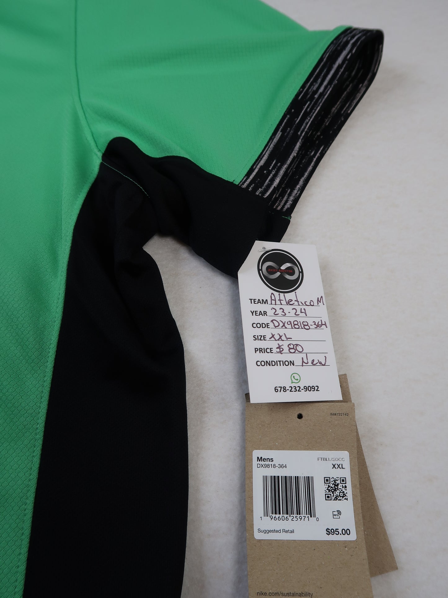 2023-24 Atletico Madrid Training Jersey back