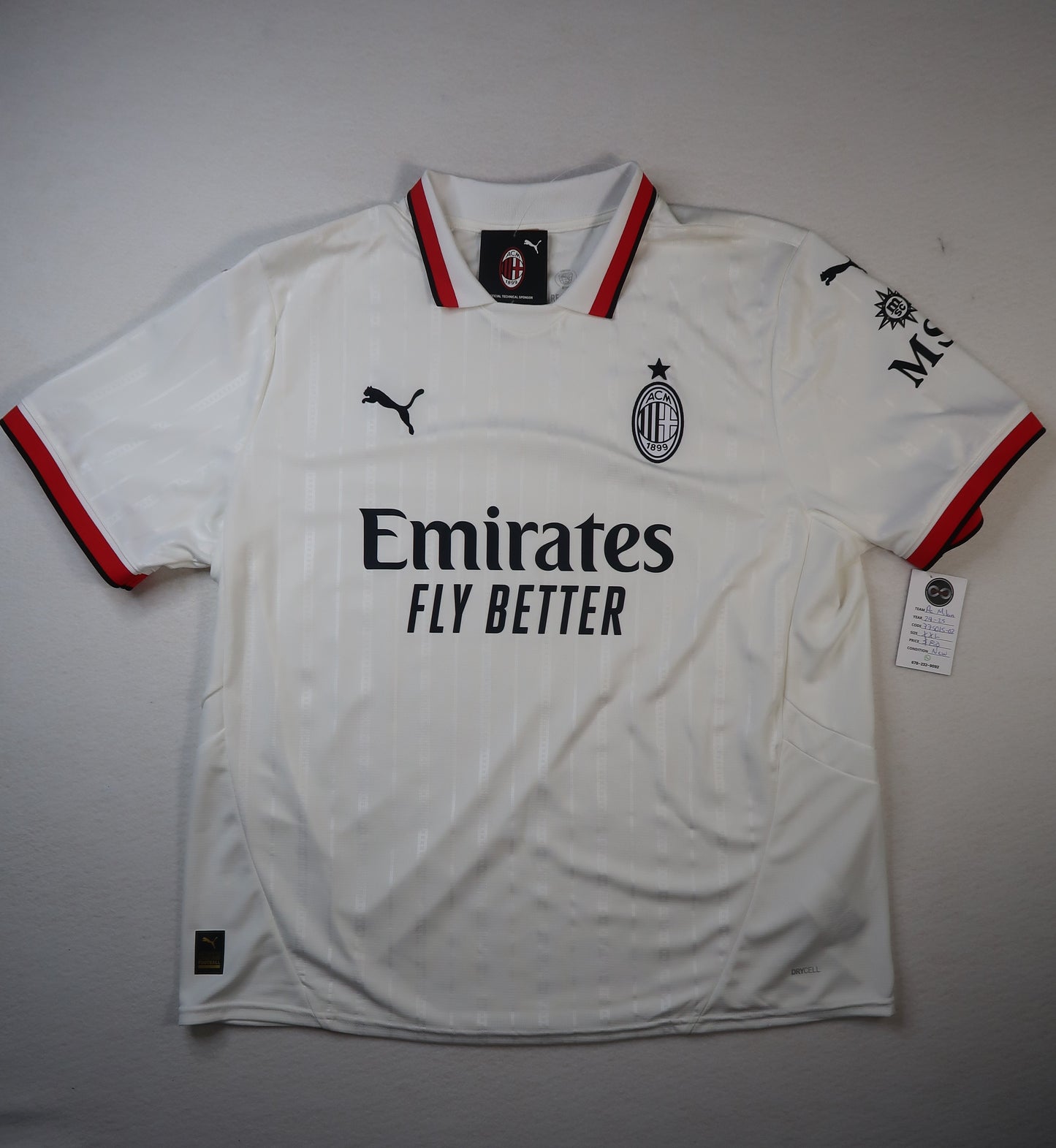 2024-25 AC Milan Away Jersey tag