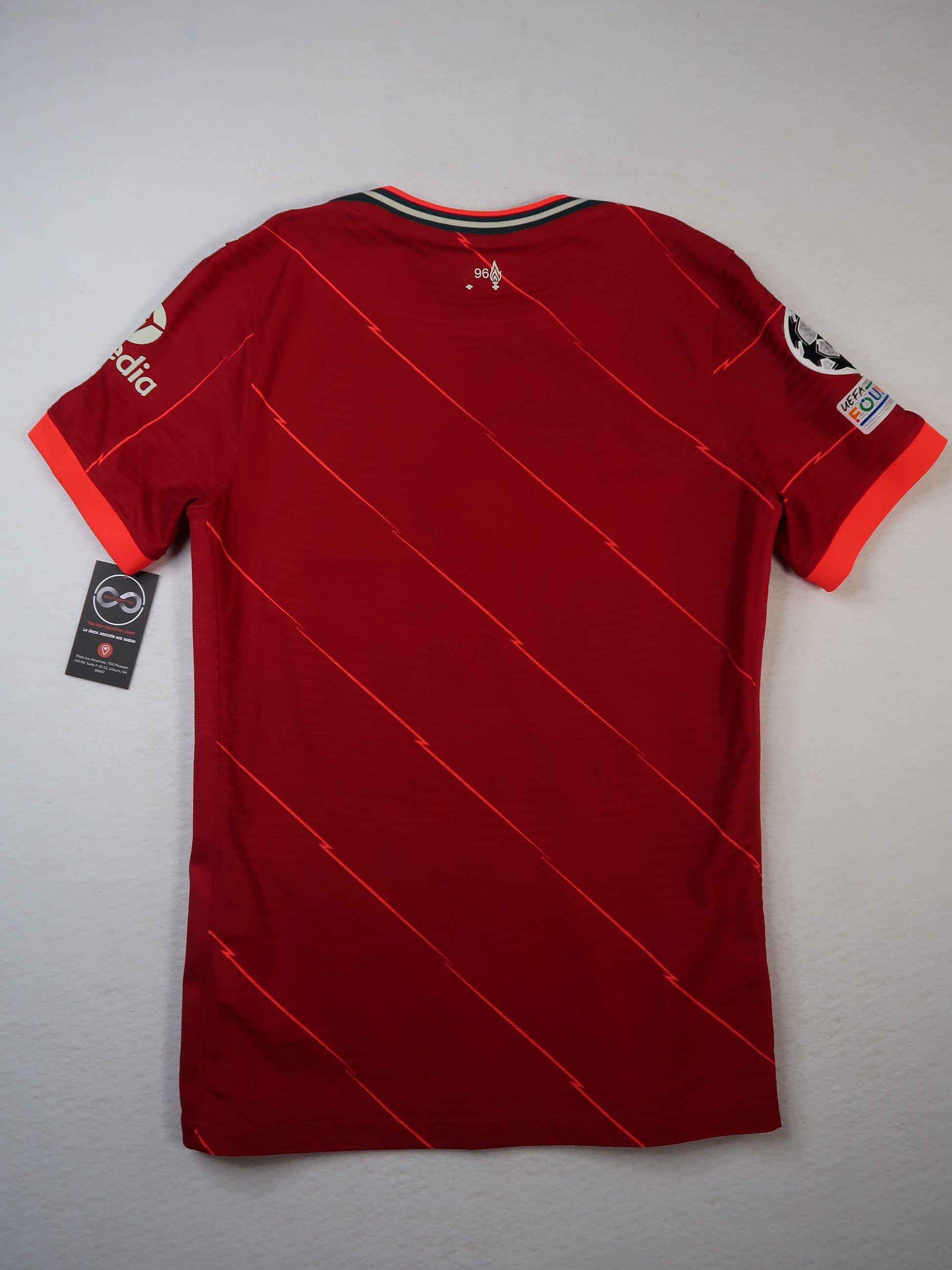 2021-22 Liverpool Home Jersey back