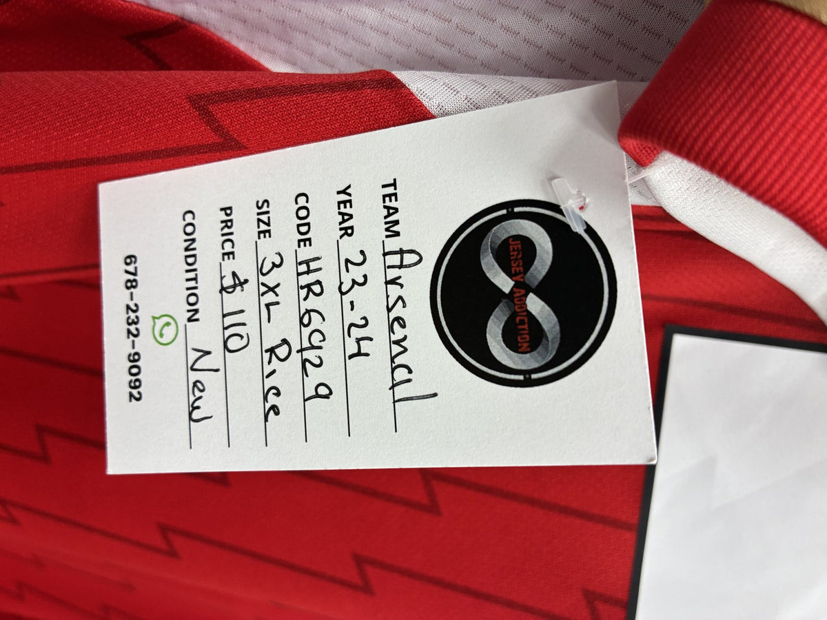 2023-24 Arsenal Home Jersey XXX-Large