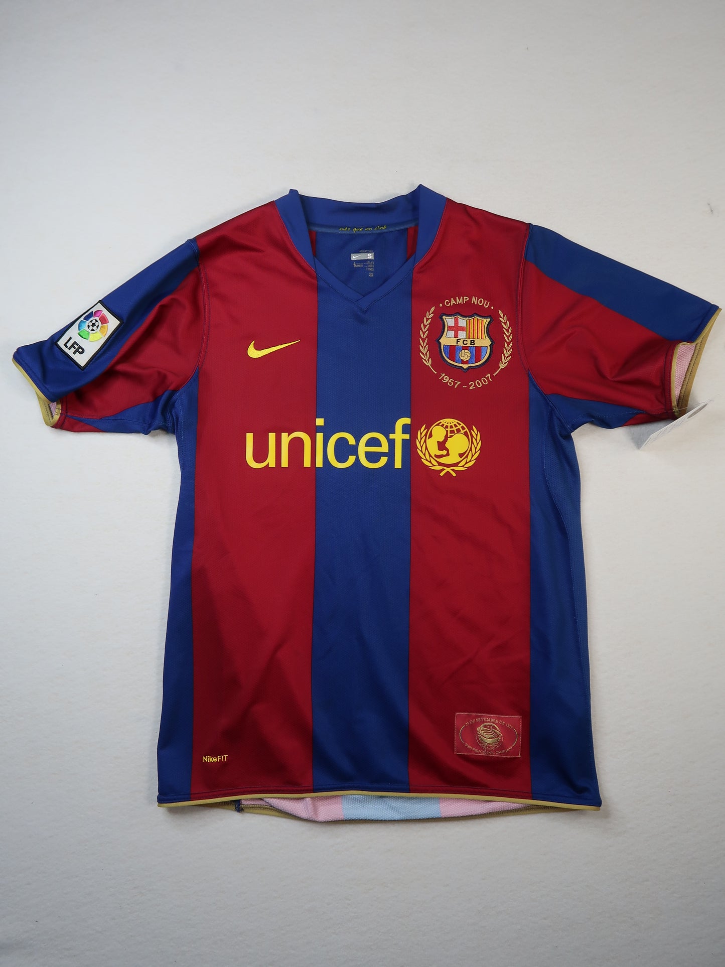 2007-08 Barcelona Home Jersey front