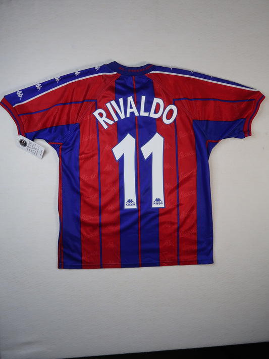 1997-98 Barcelona Rivaldo 11 Home Jersey name