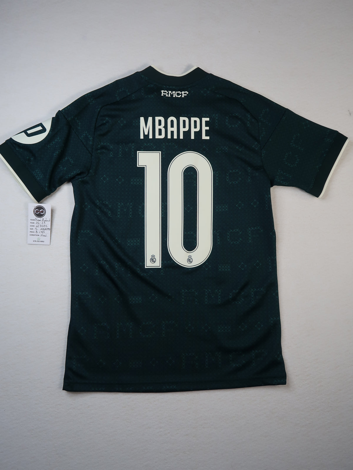 2026-27 Real Madrid Mbappe 10 Away Jersey / Small / New