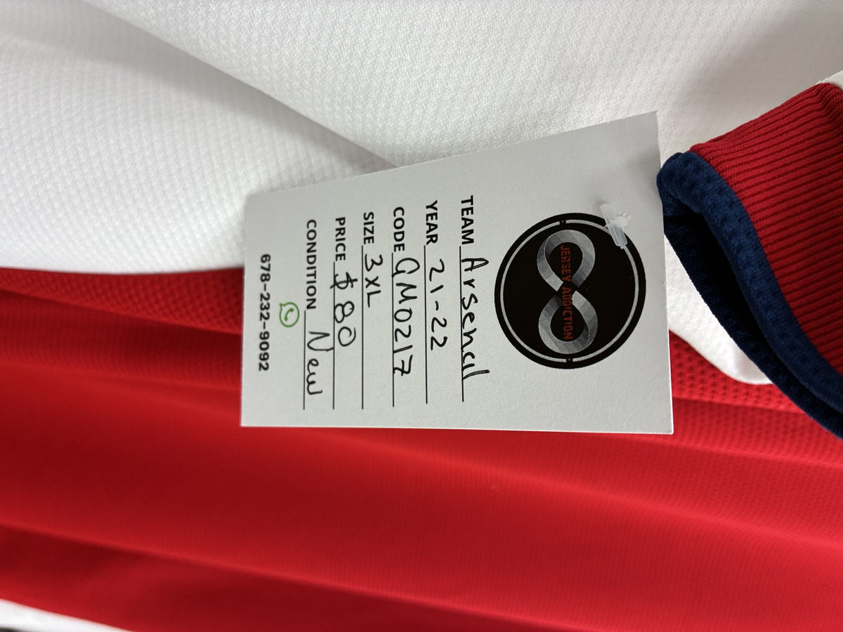 2021-22 Arsenal Home Jersey XXX-Large