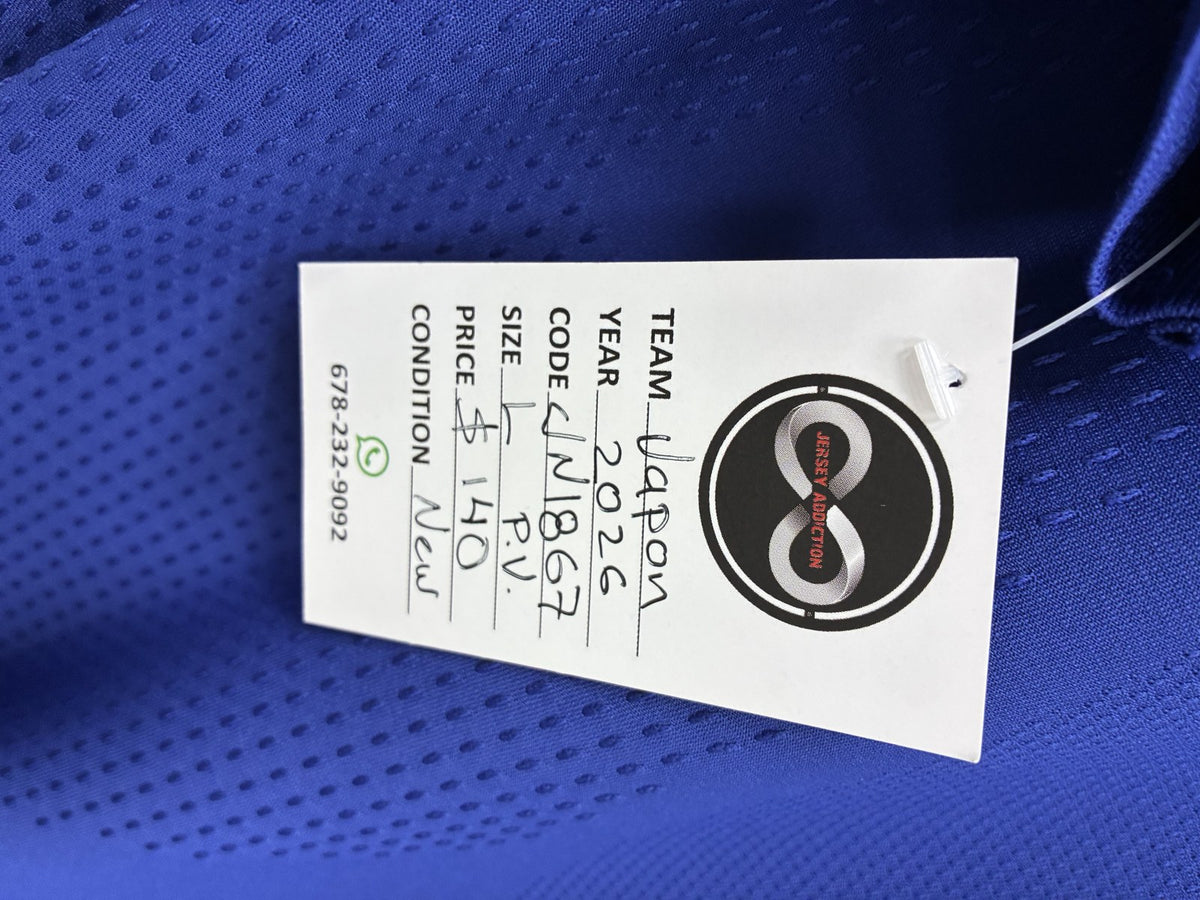2026 Japan Home Jersey Large