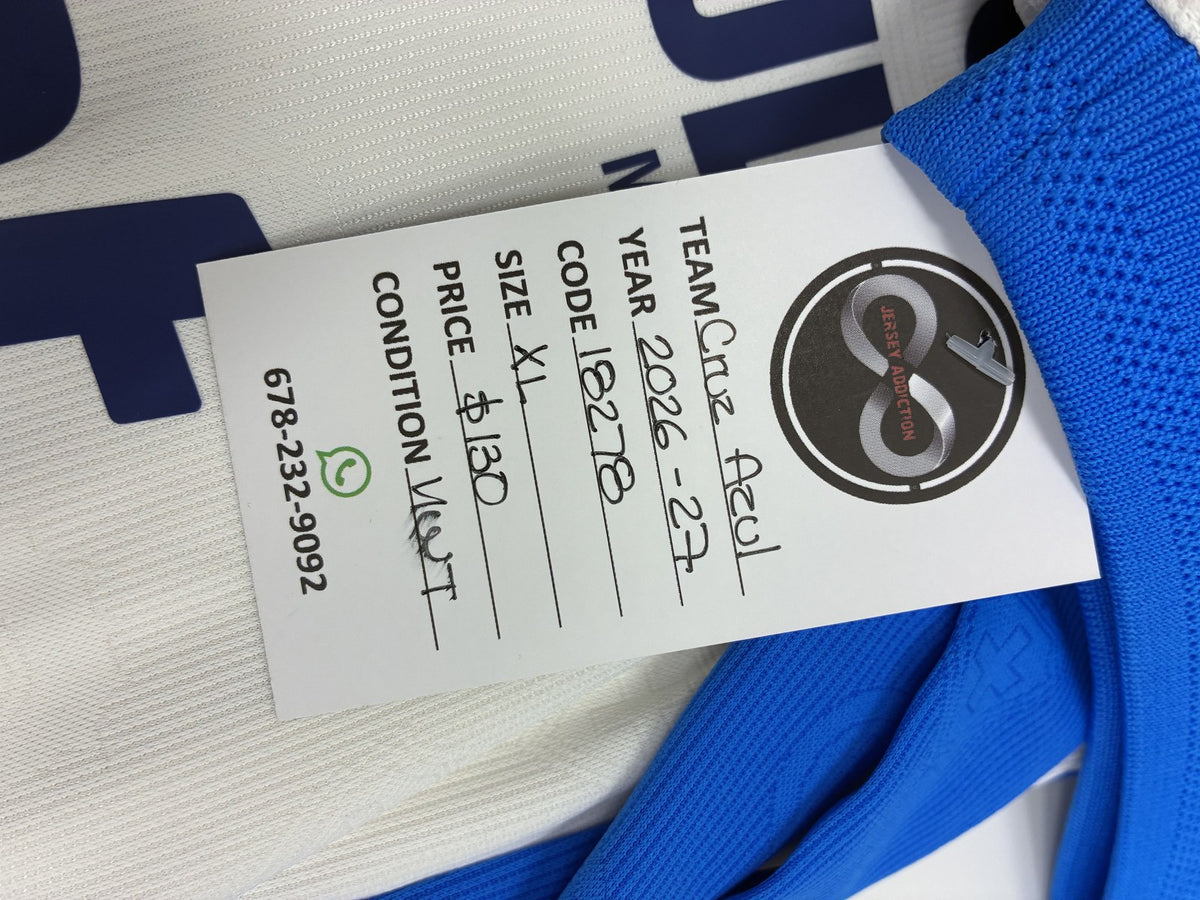 2026-27 Cruz Azul Away Jersey X-Large