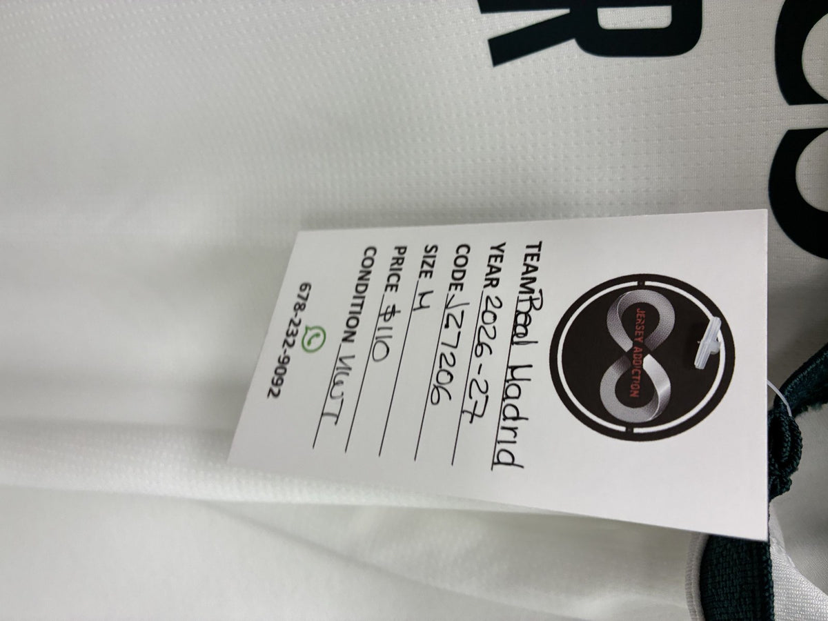 2026-27 Real Madrid Home Jersey Medium