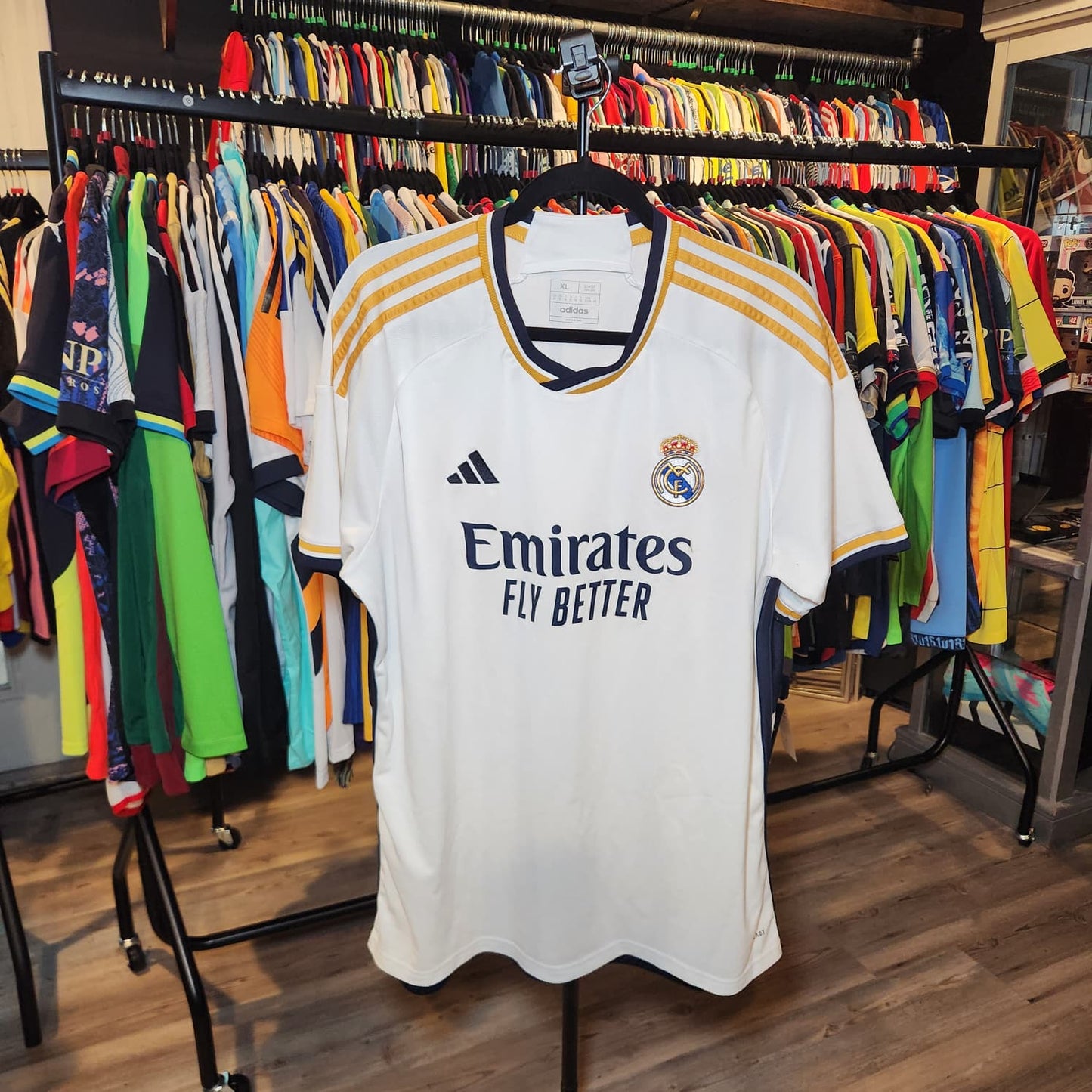 2023-24 Real Madrid Bellingham Home Jersey / XLarge / Used 9/10