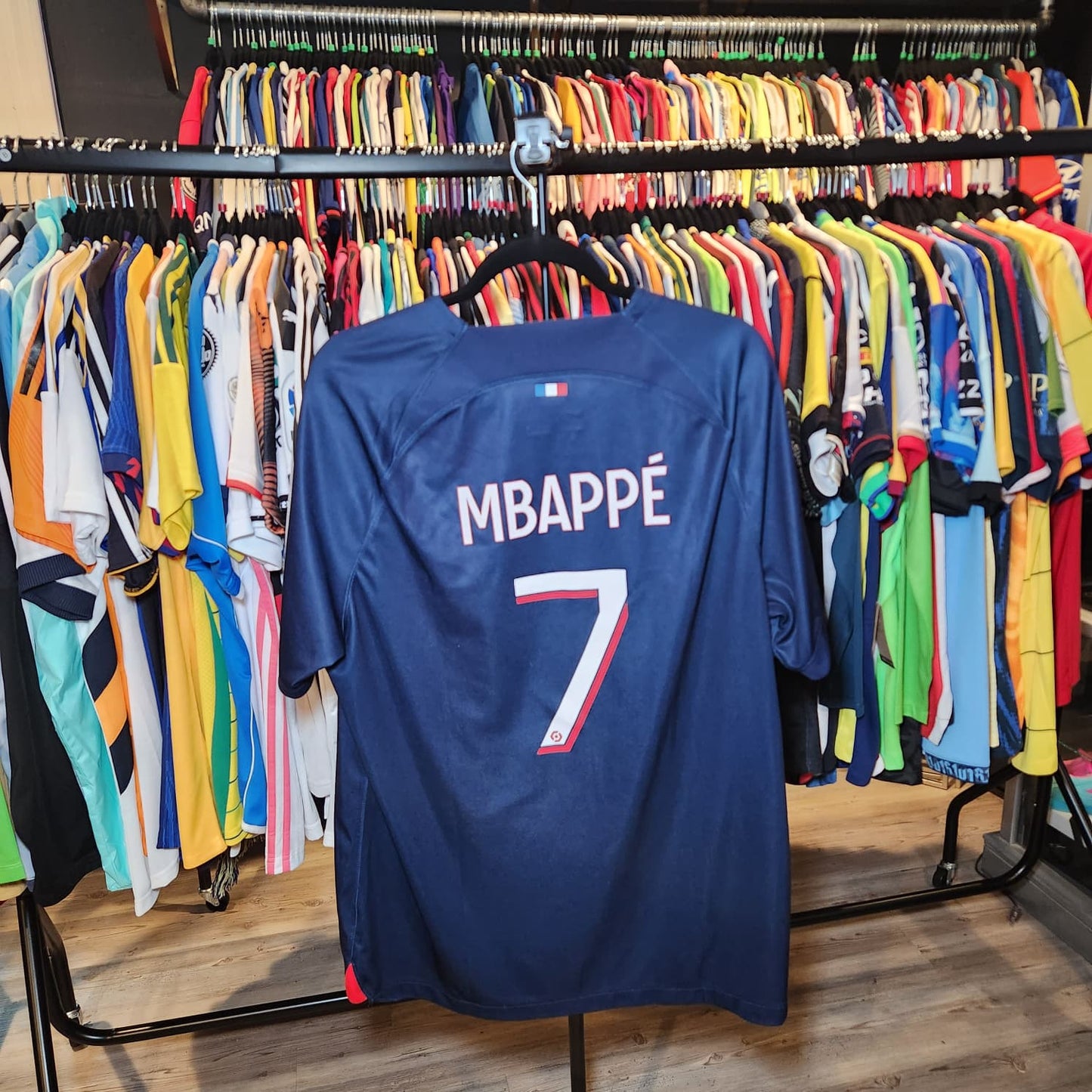 2023-24 Paris Saint-Germain Mbappe 7 Home Jersey / XLarge / Used 10/10