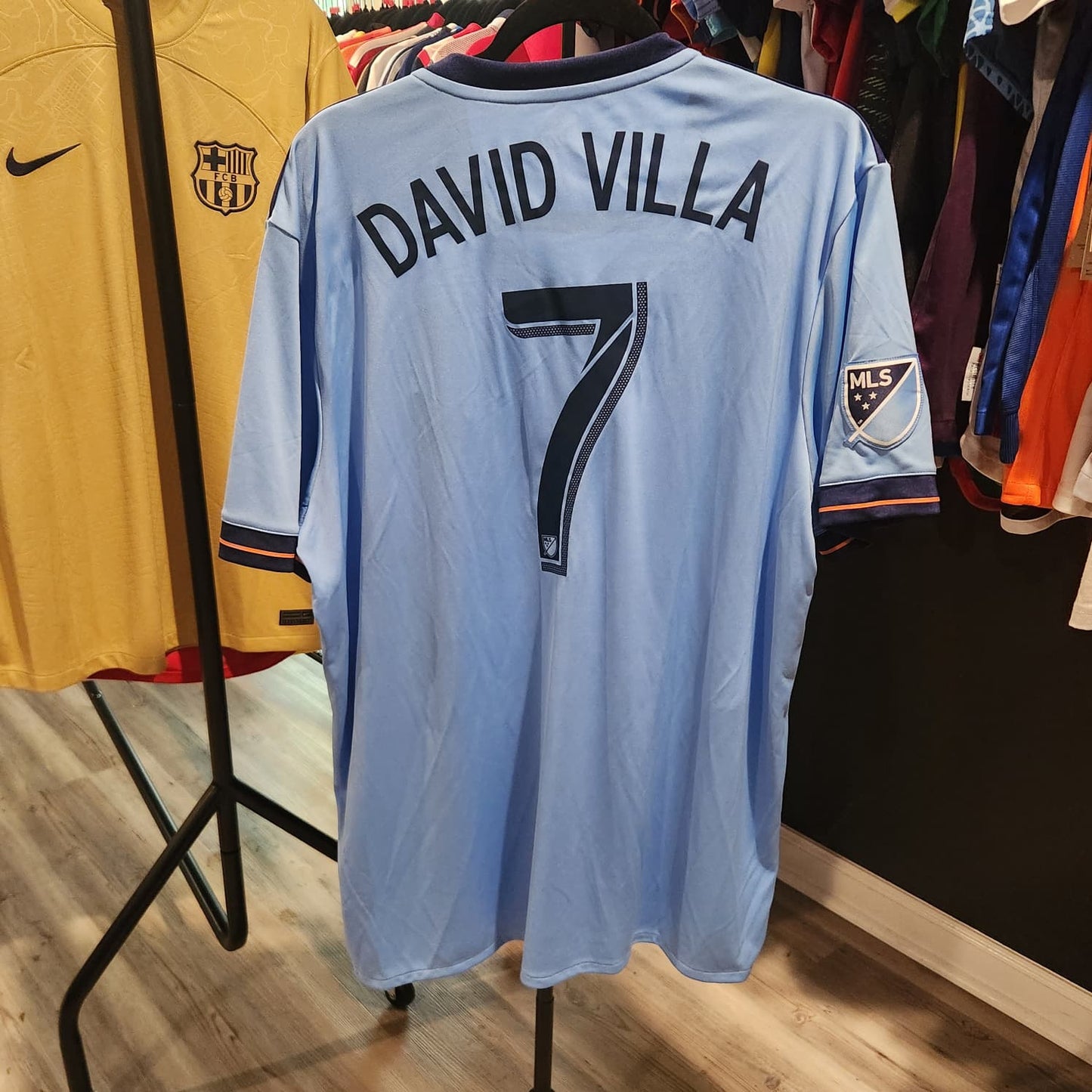 2017-18 New York City D.Villa Home Jersey / XLarge / New