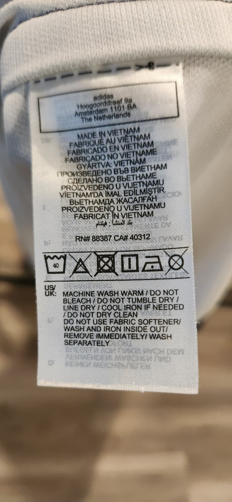 2023-24 Real Madrid Bellingham Home Jersey / XLarge / Used 9/10