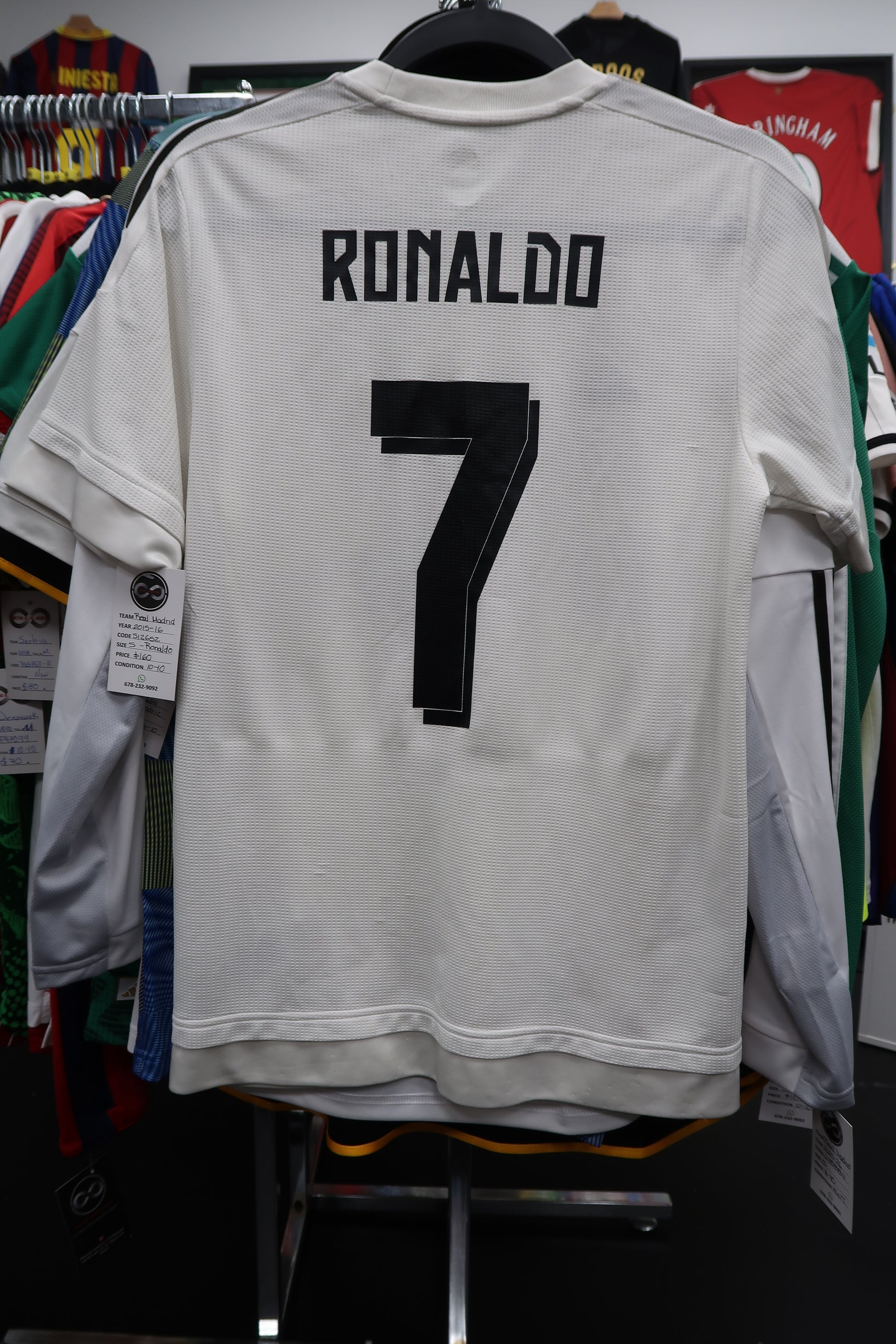 2015-16 Real Madrid Ronaldo 7 Home Jersey back