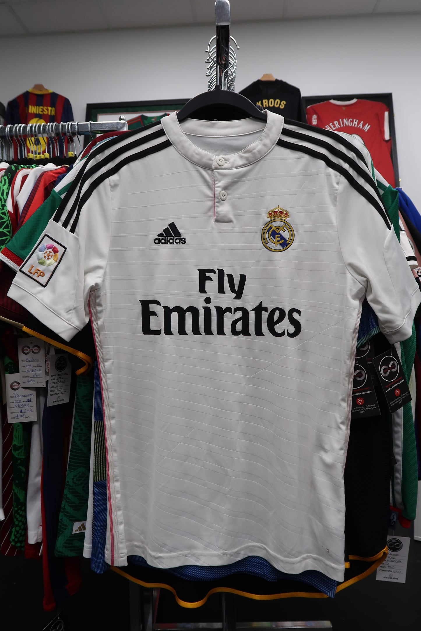 2014-15 Real Madrid Modric 19 Home Jersey front