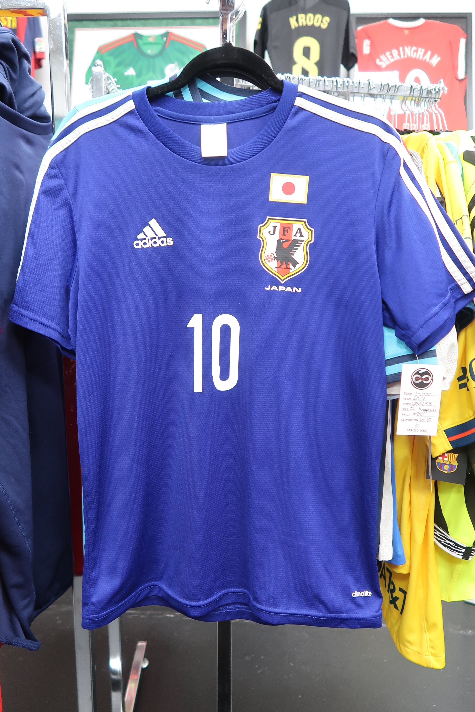 2014 Japan Kagawa 10 Home Jersey front