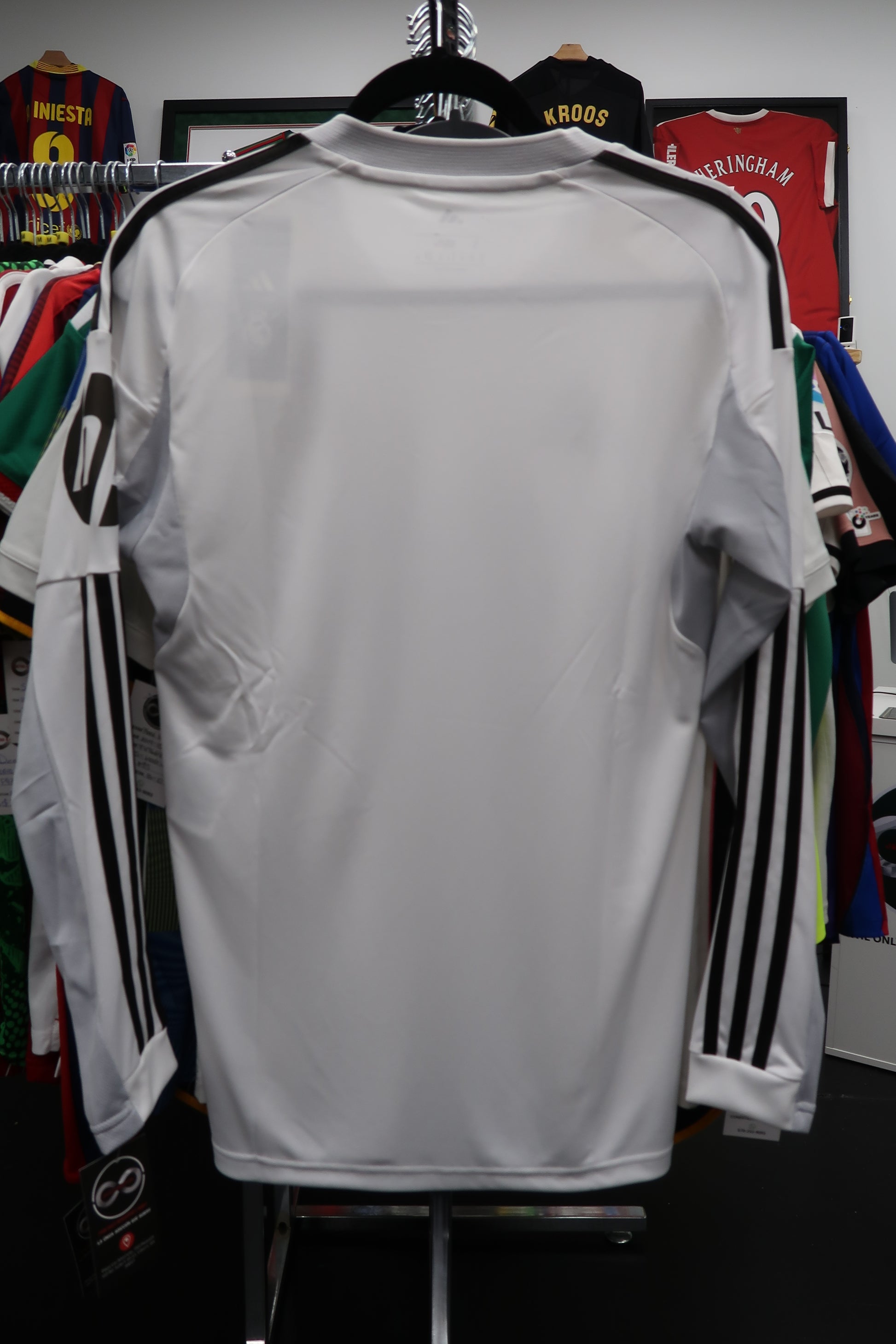 2025-26 Real Madrid Long Sleeve Home Jersey back