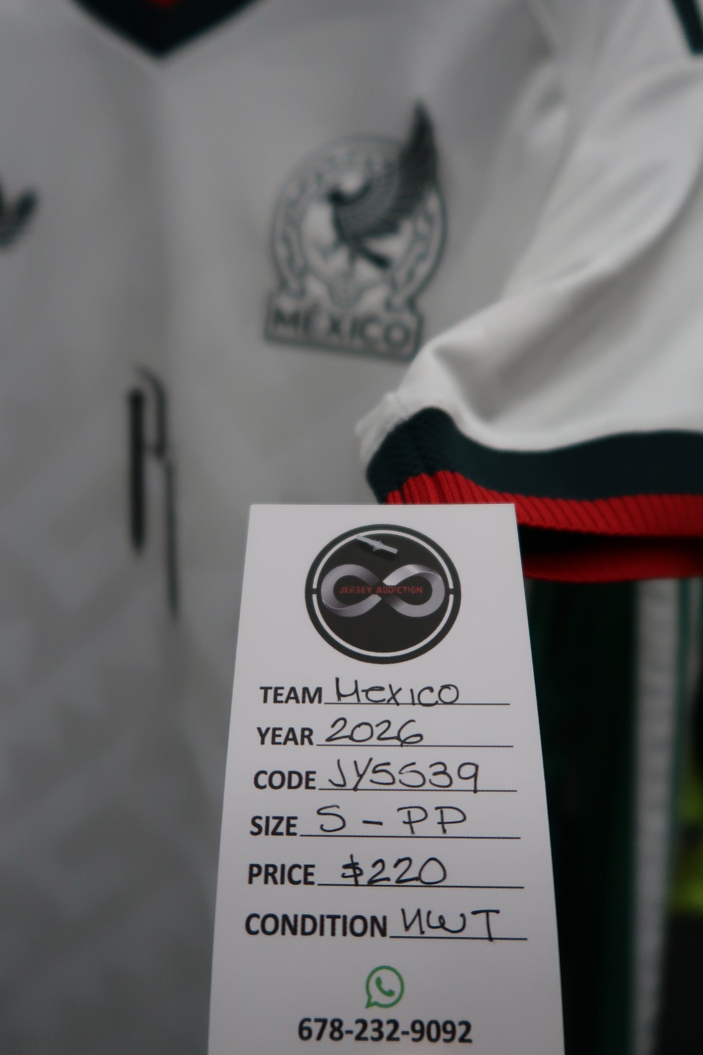 2026 Mexico Away Jersey tag